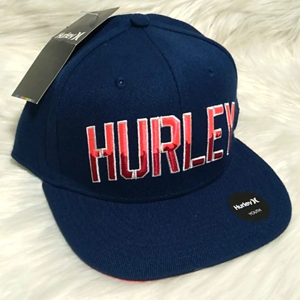 NWT Hurley Youth Snap Back Hat HTF In New Condition - Picture 1 of 14